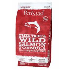 PetKind Grain Free Green Tripe & Wild Salmon 無穀物草胃+野生三文魚狗乾糧 25lbs